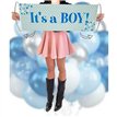 ITS A BOY GENDER REVEAL PULL OUT BANNER