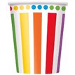 (8) 9OZ RAINBOW CUPS