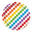 (8) 7IN RAINBOW PLATES