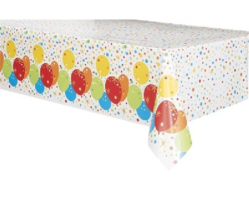 54X84IN GLITZY GOLD B/DAY TABLE COVER