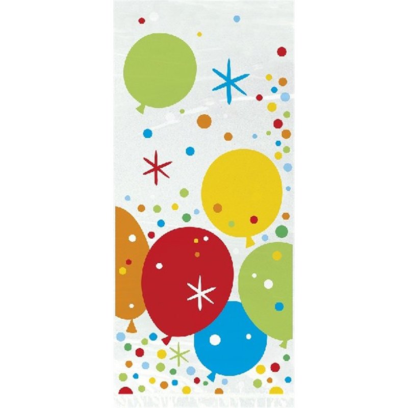 (20) 5X11IN GLITZY GOLD B/DAY CELLO BAG