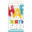 54x84in HAPPY BALLOON BIRTHDAY TABLE COVER