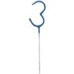 7IN NUMERAL 3 BLUE GLITZ CAKE SPARKLER