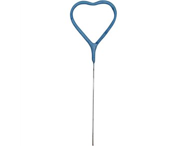 7in HEART SHAPE BLUE GLITZ SPARKLER
