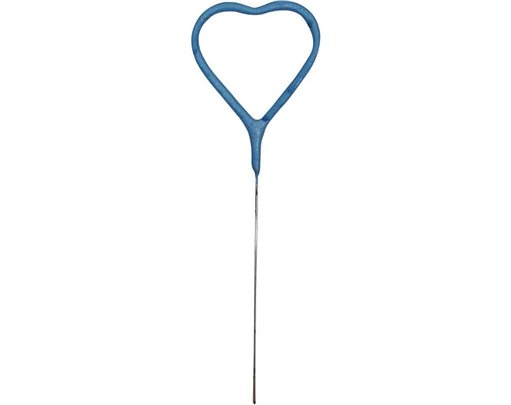 7in HEART SHAPE BLUE GLITZ SPARKLER