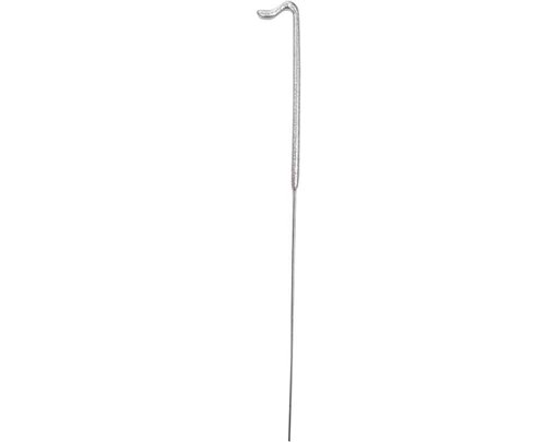 7in NUMERAL 1 SILVER GLITZ SPARKLER