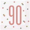 (16) GLITZ ROSE GOLD 90 L/NAPKINS
