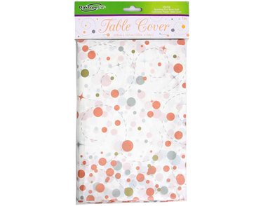 SPARKLING FIZZ ROSE GOLD TABLECOVER