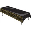 SPARKLING FIZZ BLACK & GOLD TABLE COVER