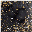 16PK SPARKLING FIZZ BLACK & GOLD NAPKINS