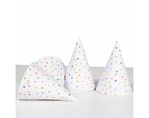 6PK HOORAY HATS