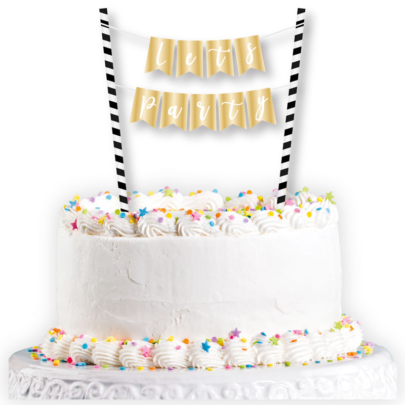 SPARKLING CELEBRATION CAKE GARLAND