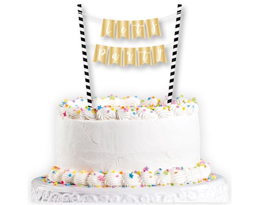 SPARKLING CELEBRATION CAKE GARLAND
