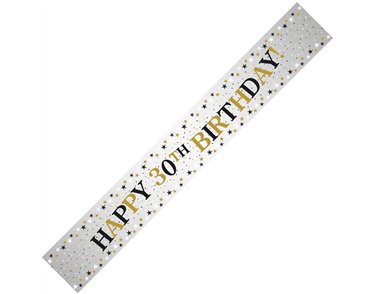 SPARKLING CELEBRATION 30 FOIL BANNER