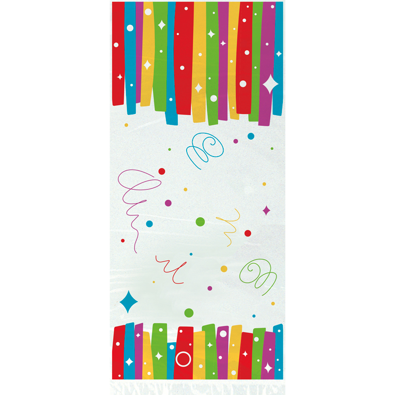 20PK RAINBOW RIBBON BIRTHDAY CELLO BAGS