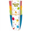 4PK 220ml MULTICOLORWATER DOTS REUSABLE CUPS