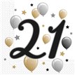 20PK MILESTONE "21" NAPKINS