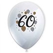 6PK MILESTONE "60" BALLOONS