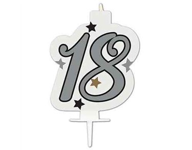 MILESTONE "18" BIRTHDAY CANDLE