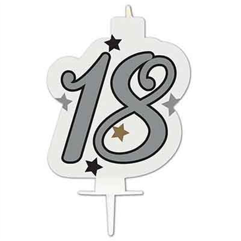 MILESTONE "18" BIRTHDAY CANDLE
