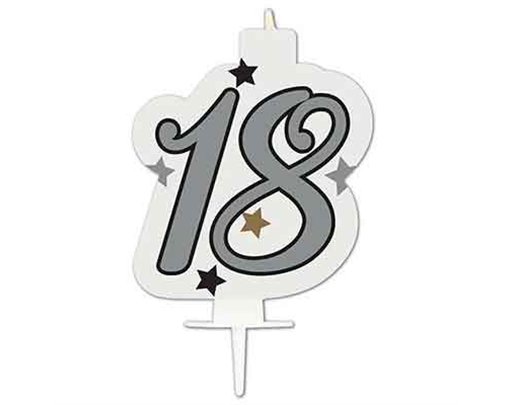 MILESTONE "18" BIRTHDAY CANDLE