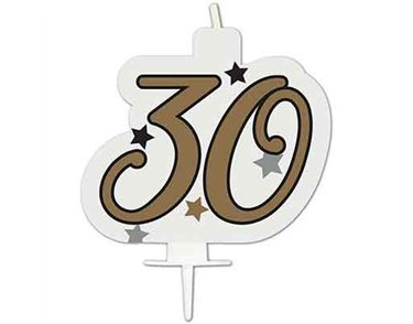 MILESTONE "30" BIRTHDAY CANDLE