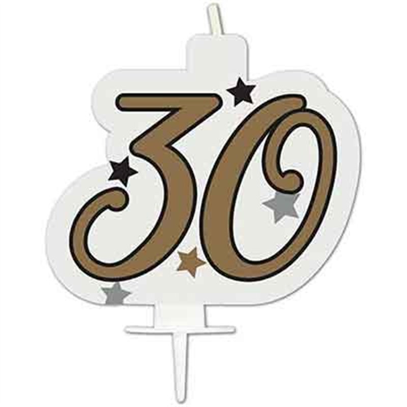 MILESTONE "30" BIRTHDAY CANDLE