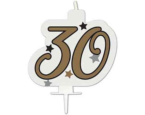 MILESTONE "30" BIRTHDAY CANDLE