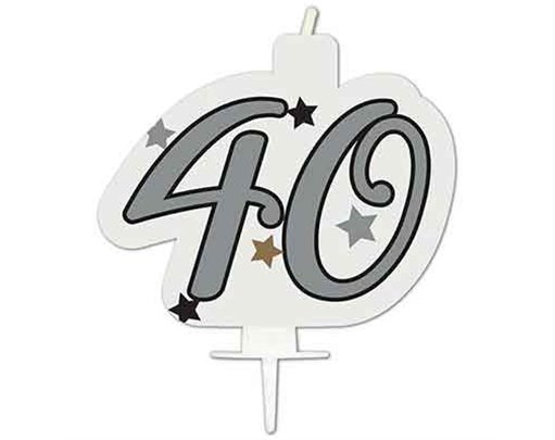 MILESTONE "40" BIRTHDAY CANDLE