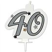 MILESTONE "40" BIRTHDAY CANDLE