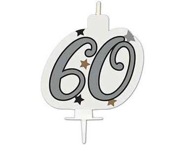 MILESTONE "60" BIRTHDAY CANDLE