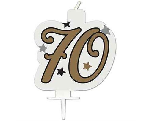 MILESTONE "70" BIRTHDAY CANDLE