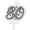 MILESTONE "80"  BIRTHDAY CANDLE