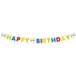 "HAPPY BIRTHDAY" STREAMERS PAPER BANNER
