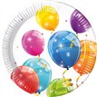 8PK 23cm SPARKLING BALLOONS PAPER PLATES