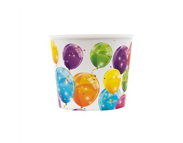 2.2l SPARKLING BALLOONS REUSABLE SNACK BUCKET