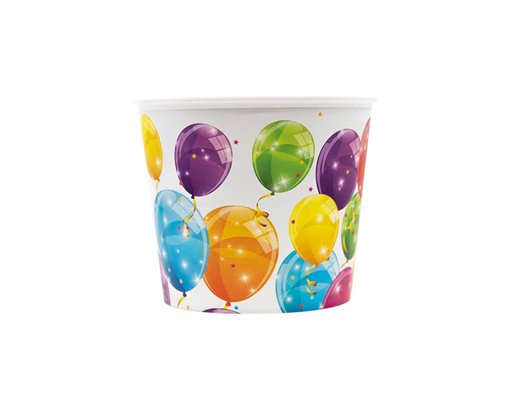2.2l SPARKLING BALLOONS REUSABLE SNACK BUCKET