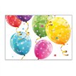 120x180cm SPARKLING BALLOONS PAPER TABLECOVER
