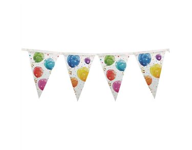 SPARKLING BALLOONS REUSABLE FLAG BANNER