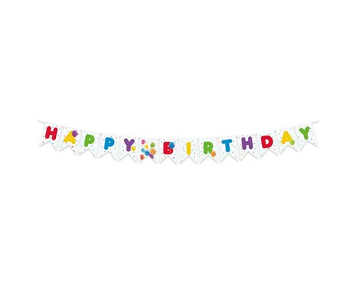 SPARKLING BALLOONS REUSABLE LETTER BANNER