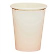8PK GOLD & PEACH OMBRE PAPER CUPS