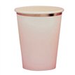 8PK ROSE GOLD & PINK OMBRE PAPER CUPS