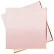 16PK ROSE GOLD & PINK OMBRE PAPER NAPKINS