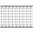 BLACK AND CREAM TABLECOVER WITH BOWS