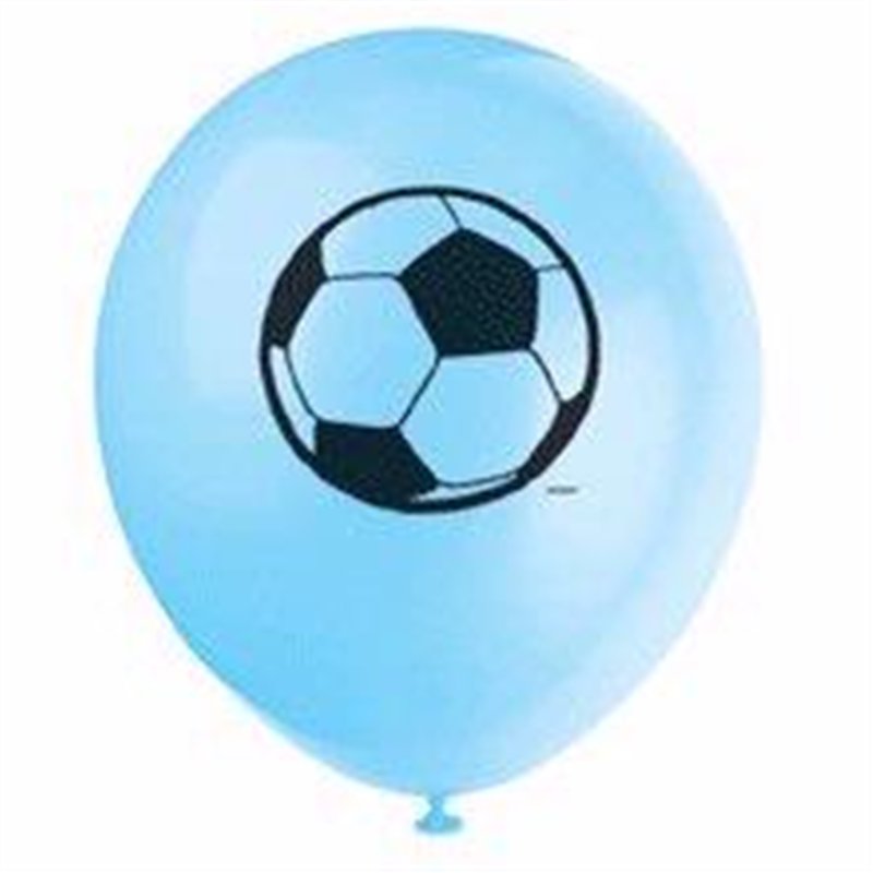 (8) 12IN 3D FOOTBALL BALLOONS