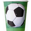 (8) 9OZ 3D FOOTBALL CUPS