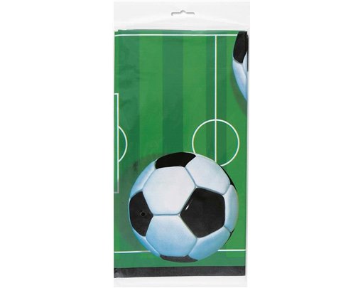 3D FOOTBALL PLASTIC TABLECOVER