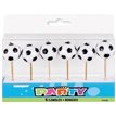 (6) FOOTBALL PICK CANDLES