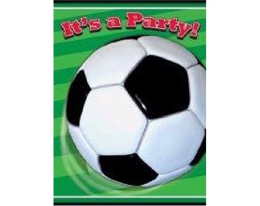 (8) 3D FOOTBALL INVITATIONS