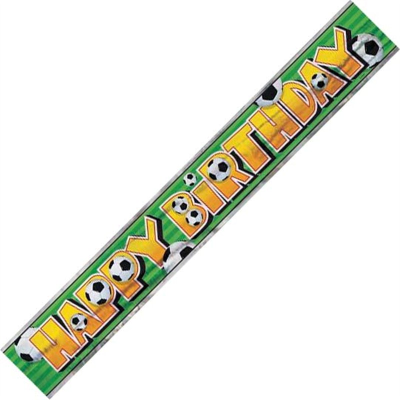 12FT 3D FOOTBALL FOIL BANNER